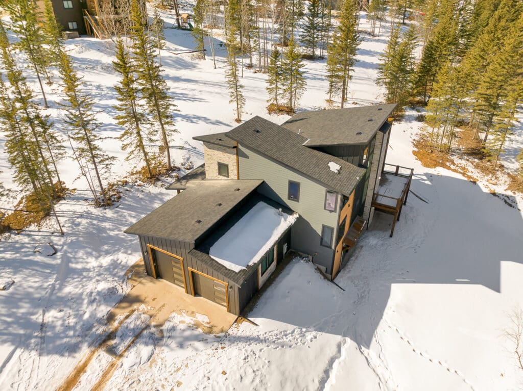 Modern, rustic custom home built by Legacy Custom Homes & Design in Powder House Pass Subdivision in Lead, SD.
